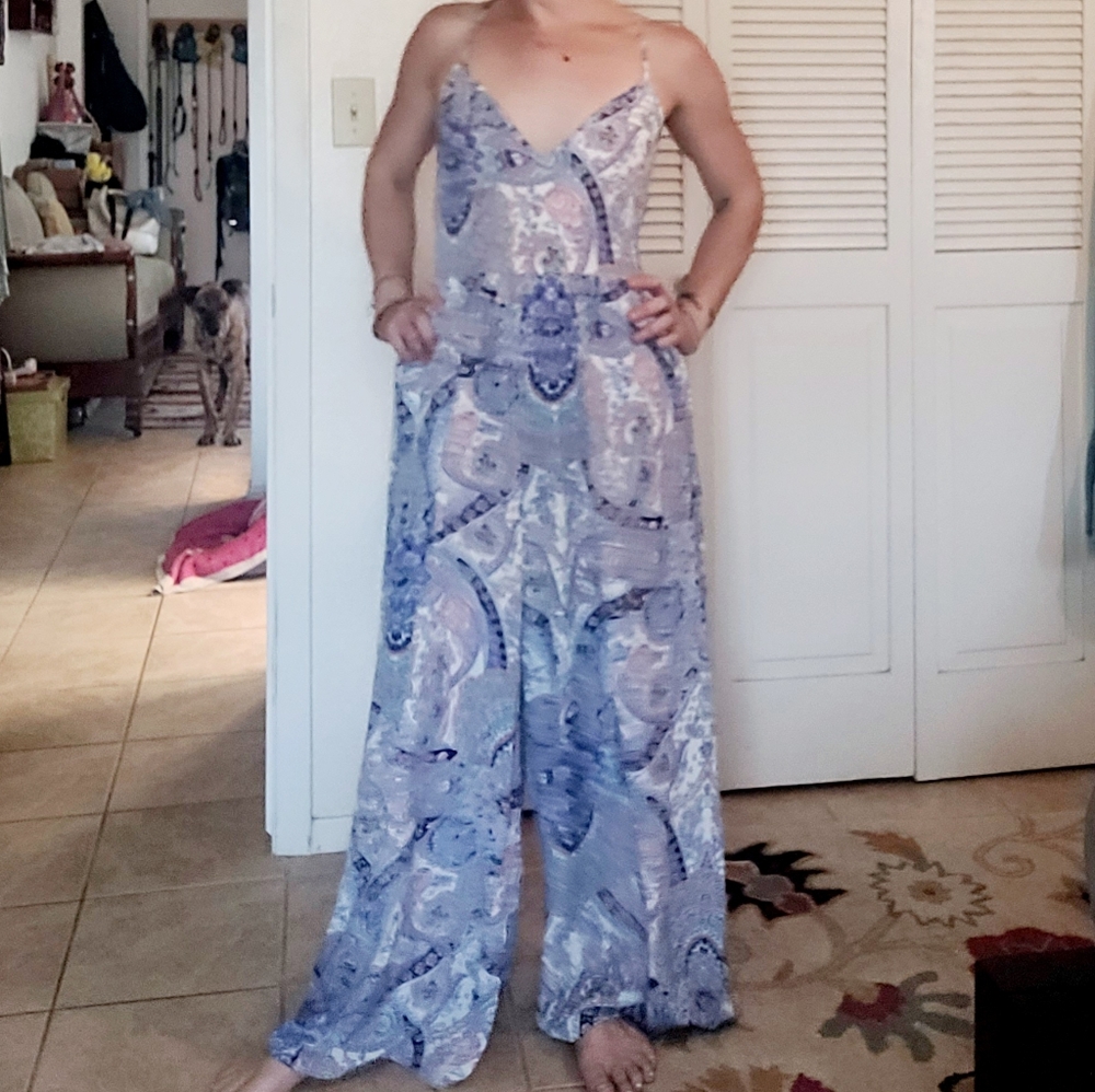 NWOT Paisley Print Jumpsuit